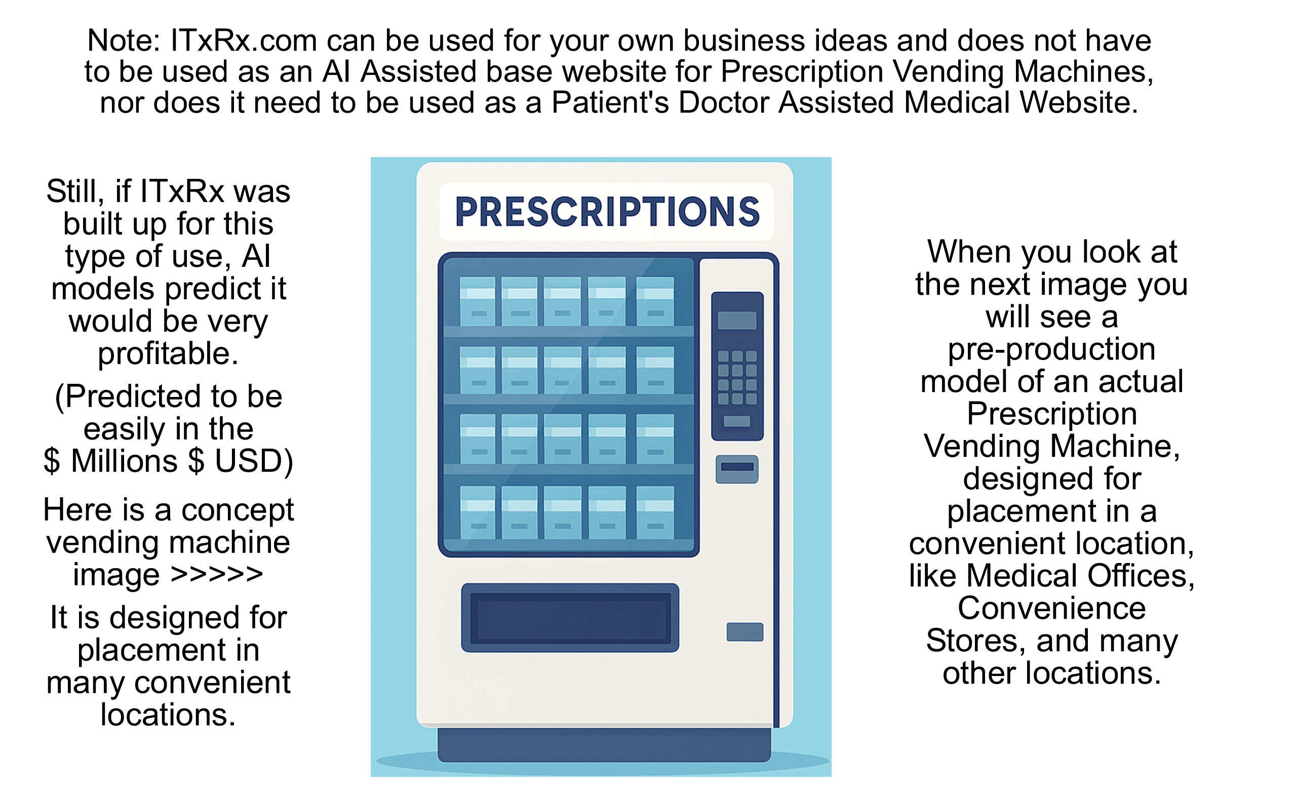 Concept Prescription Vending Machine